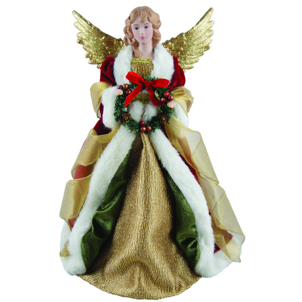 Santa's Christmas Angel Tree Topper & Reviews Wayfair